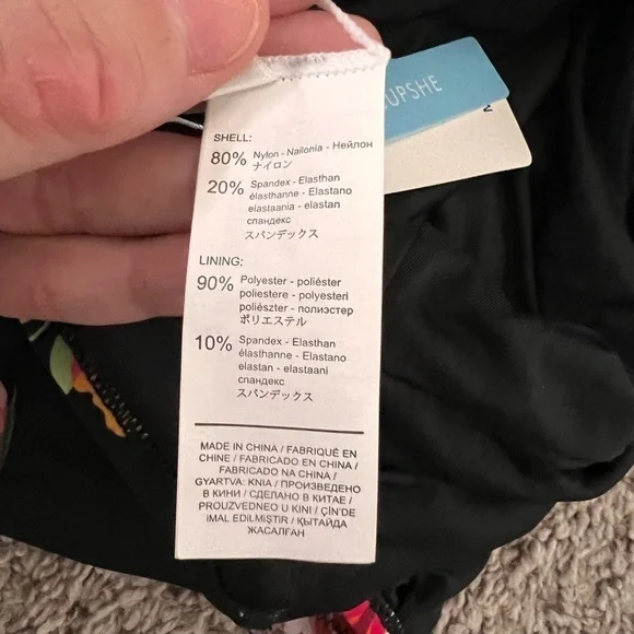 NWT! Cupshe Floral One Piece Swimsuit Sz M - Picture 8 of 9